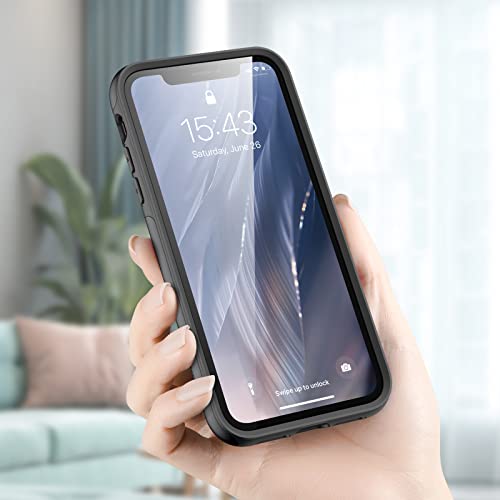 Team Luxury Designed For Iphone Xr Case, [Ultra Impact Resist] Shockproof Rugged [Anti-Scratch] Black Protective Case For Iphone Xr Phone Case Cover 6.1", (Black) #TOP2