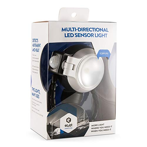 Equipt EQBPL092 Emergency Weather Resistant Multi-Functional 360 Degree Double LED Light with Motion Sensor for Outdoor Lightning - Thumbnail 3