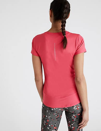 Image of Marks & Spencer Womens Regular Top (T51 5121 Raspberry 8)