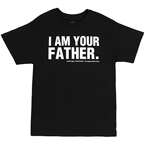 Star Wars Men's Darth Vader Space Father T-Shirt Black, X-Large