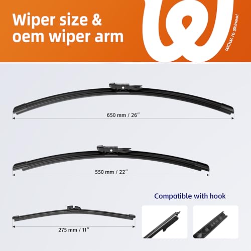 Image of Windshield Wiper Blades Fits Ford Explorer 2011-2023