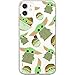 ERT GROUP custodia per cellulare per Apple Iphone 11 originale e con licenza ufficiale Star Wars, modello Baby Yoda 006 adattato in modo ottimale alla forma dello smartphone, parzialmente trasparente