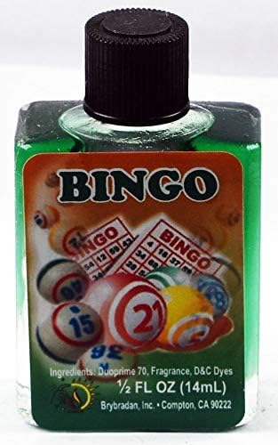 6 Pieces BRYBRADAN Bingo Spiritual Oil Bingo ACEITE ESPIRITUAL -1/2 FL OZ 14.7ML