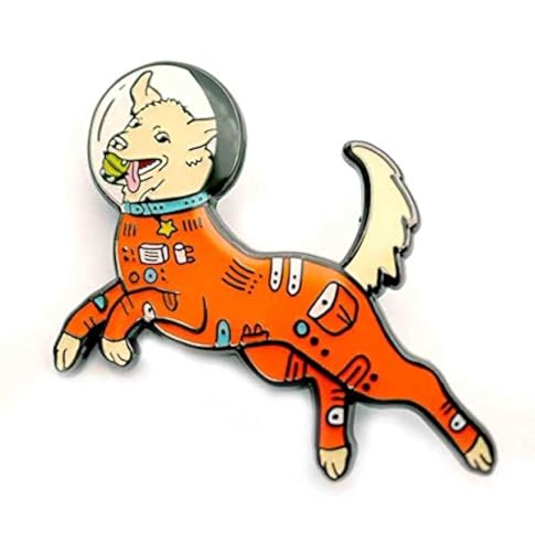 Compoco Dog Enamel Pin Astronaut Puppy Golden Retriever in a Space Suit with a Space Helmet Dog Lovers