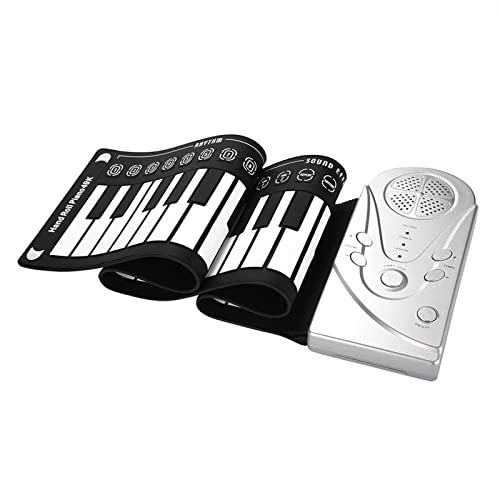 SUFUBAI Piano pliable à 49 touches, multifonction, flexible, enroulable, portable, électronique, en silicone, pour… - Les Beatles, Paul McCartney, John Lennon, RIngo Starr, George Harrison SUFUBAI Piano pliable à 49 touches, multifonction, flexible, enroulable, portable, électronique, en silicone, pour…