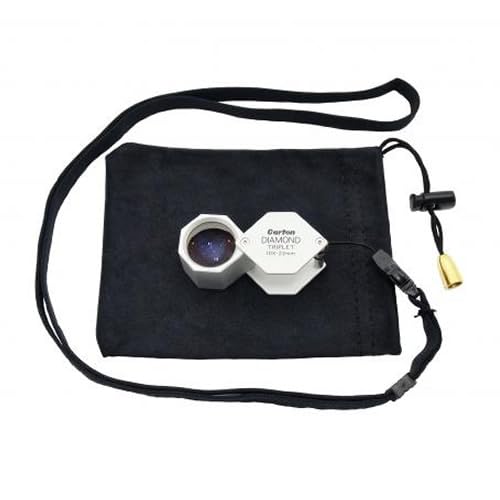 Amazon.co.jp: カートン光学 プロ用 宝石鑑定用ルーペ (R7529) 10倍 三