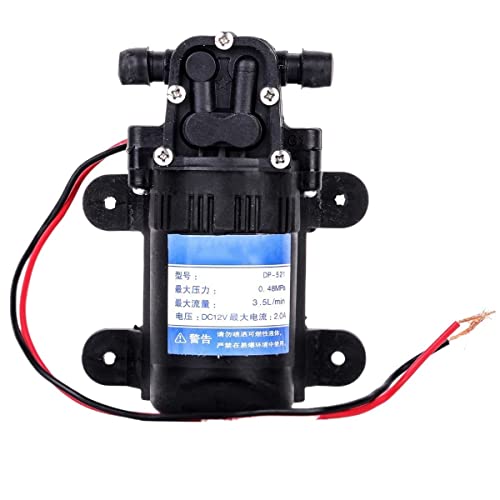 Water Pump Accessories Diaphragm Pump Dp-521 12V 220V 70Psi 3.5L/Min Mini Durable Water Spray Electric Water Pump Agriculture 12 V High Pressure Car Wash Boat Bilge Water Pump ( Size : 12V ) #TOP6
