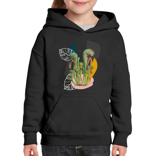 Sweat à capuche enfant Drosera pull jungle exotique vêtement imprimé - 3