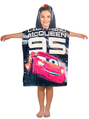 Image of Athom Living Disney Cars Hooded Bath Towel 60x120 cm Pack of 2