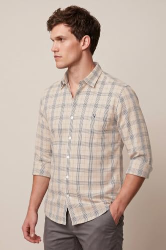 Image of Allen Solly Men Cotton Blend Regular Fit Shirt