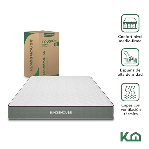 La Mejor Recopilación de Colchon Matrimonial Aurrera comprados en linea. 18 Colchon Matrimonial Aurrera marca Kingshouse (3)