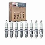 8 pc Champion Copper Plus Spark Plugs compatible with Ford F-250 5.0L 5.8L 7.5L V8 1974-1997