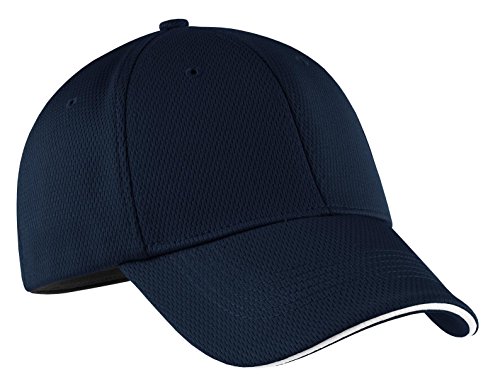 Nike Golf 333115 Adult's Dri-FIT Swoosh Flex Sandwich Cap Navy Large/X-Large