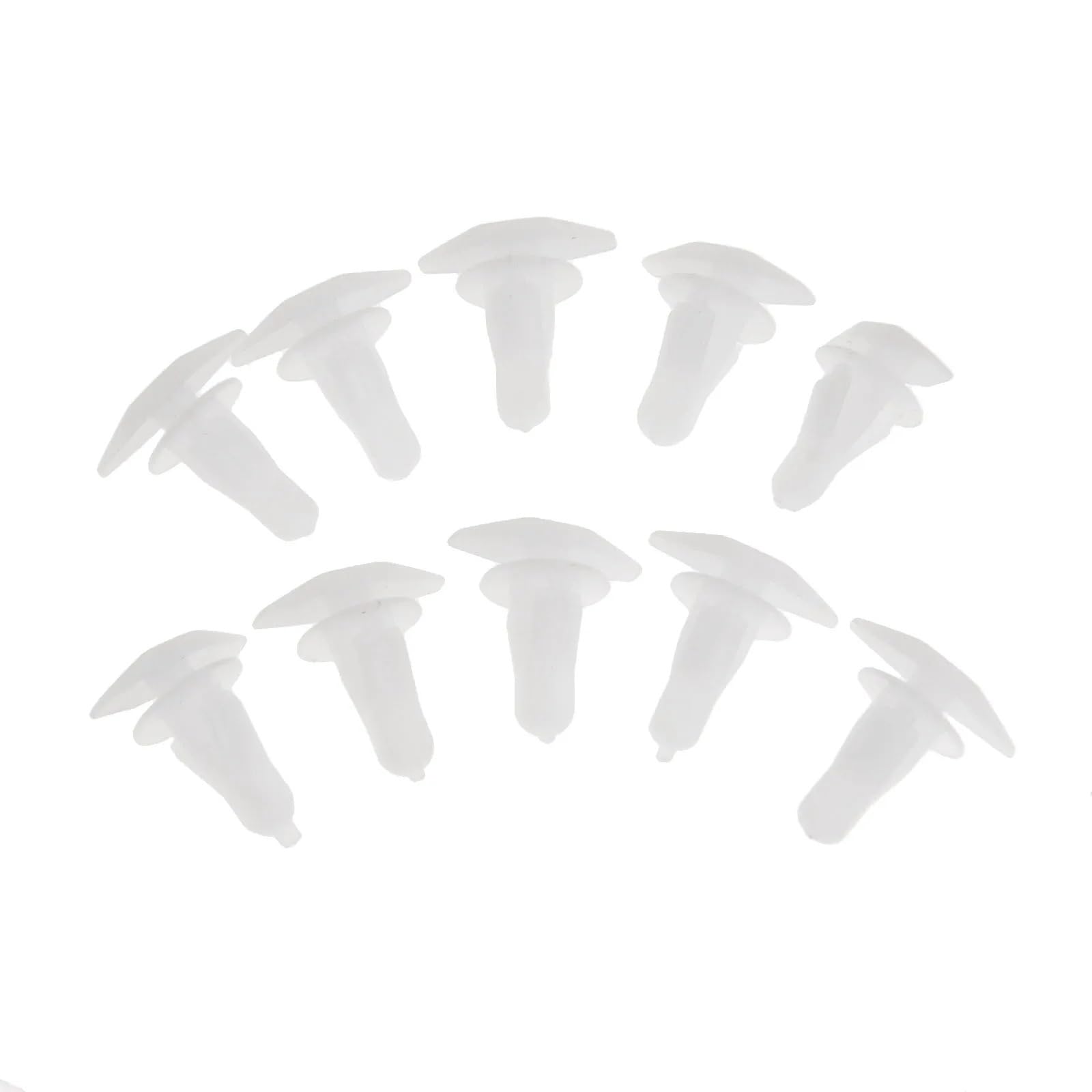 YTQMoreBNZ 10PCS Automobile Door Weatherstrip Clips Rubber Seal Trim Gasket Fasteners 6mm Hole For AUDI A4 Car Accessories