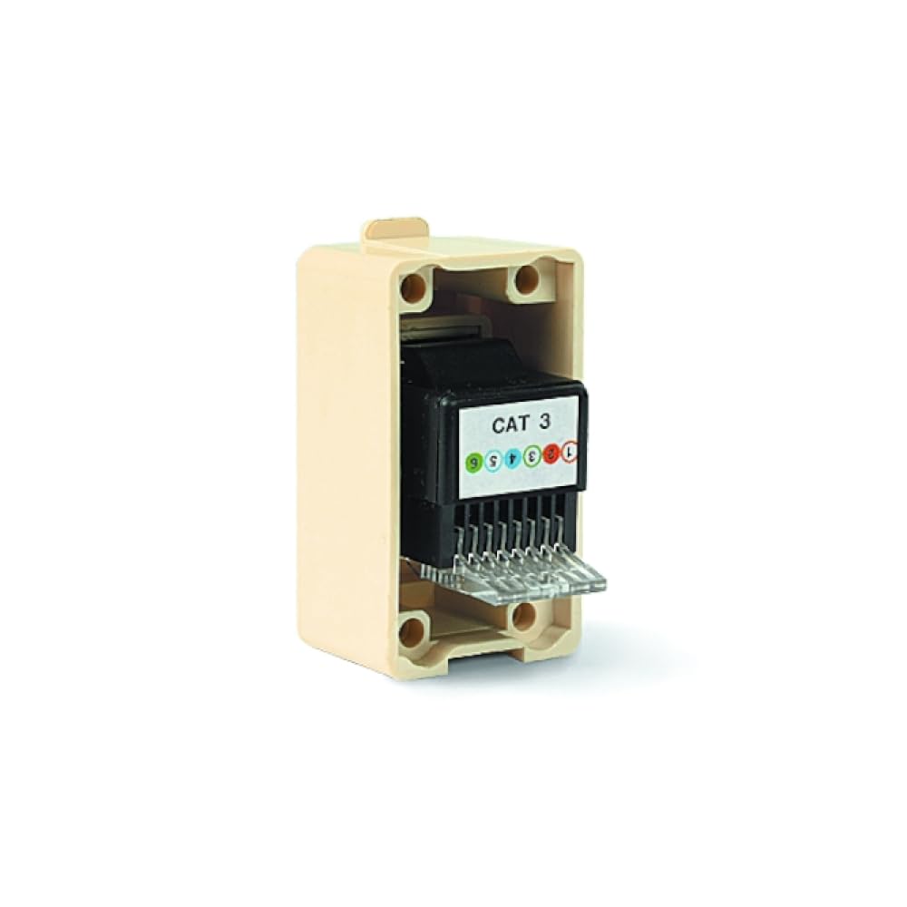 5x Ronzatore 220V 230V, Buzzer, Modulo bianco, Compatibile Con BTicino Magic, frutti, interruttori, pulsanti, deviatori, dimmer, sensori, PIR, buzzer, Per Placche originali e compatibili