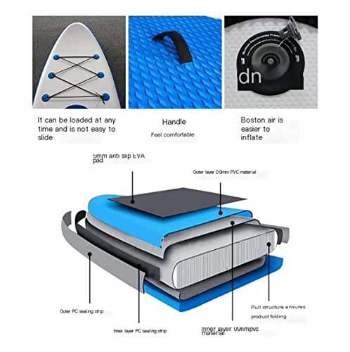Lcszddyyds Surf Inflatable Stand Up Wakeboard, Stand Up Paddle Board Sup Surfboard, Quality Sup Accessories, Backpack, For Adults Youth And Kids Camping,Hiking, Adventure Travel #TOP1