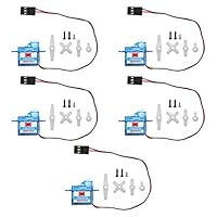 CENPEK 5 STÜCKE Micro 3,7 g Digital Servo GH-S37D zur Steuerung der Flugrichtung des Flugzeugs RC Flugzeug Hubschrauber Boot