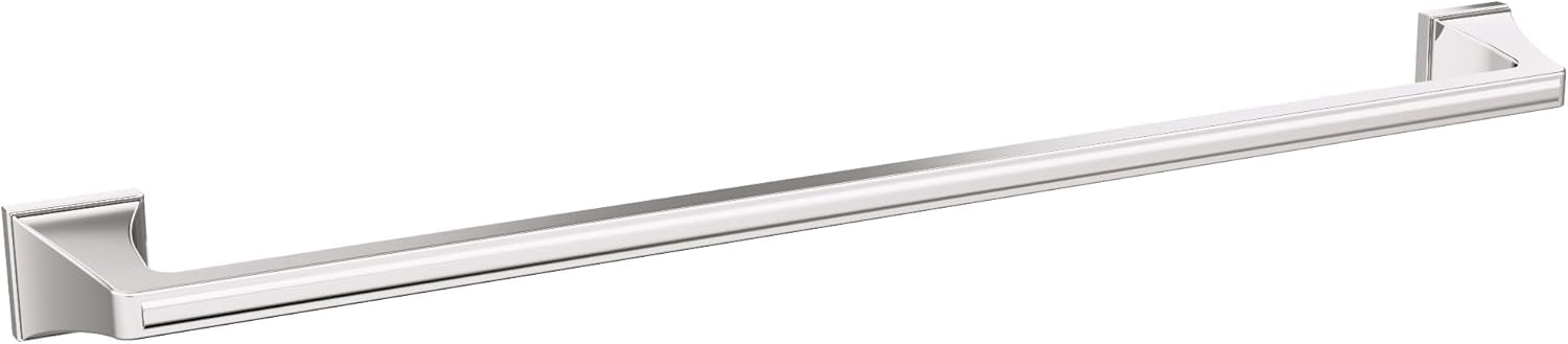 Amerock Mulholland 24" Polished Nickel Towel Bar