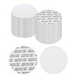 PATIKIL 31mm / 1.22" Foam Lid Liner, 100 Pcs Adhesive Round PS Pressure Sensitive Seals, Cap Liners Resistant Tamper for Plastic Glass Jar Bottle Cap Canning Vials Seals
