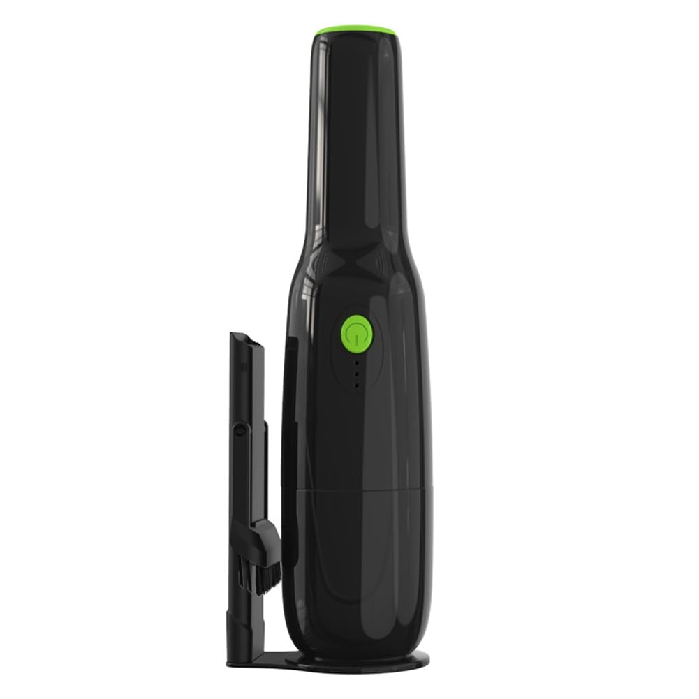 Aspirapolvere Portatile Fili per Auto, Mini Aspirapolvere per Auto con Collettore di Polveri, Piccolo Aspirapolvere con Aspirazione Potente Nero