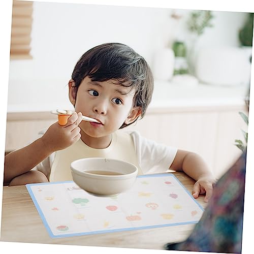 TOGEVAL 10 Stuks Tafelmat Baby Vloer Speelkleed Wegwerp Placemats Voor Peuters Peuter Placemats Voor Eettafel Eettafel Matten Kinderen Reizen Placemats Tafel Placemats Ingrediënten Baby - Afbeelding 8