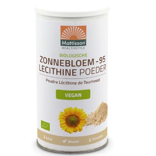 Mattisson Girasol Lecitina Polvo Bio, 180 g, 1 Unidades