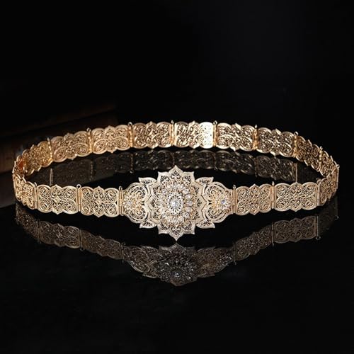 Traditional Waist Belt Russian Caucasus Costume Crystal Belt For Stage Performances Elegant Wedding Costume Waistband3