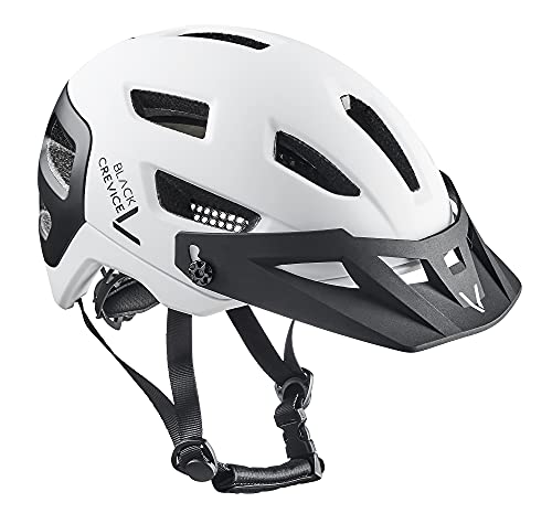 Black Crevice MTB Fahrradhelm, White/Black, S/M (54-58cm)…