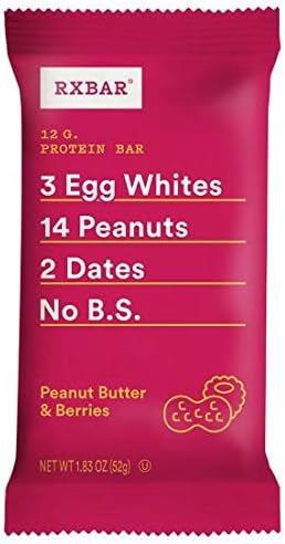 Single Rx Bars Mix & Match Your Favorite Flavors (Peanut Butter Berries)