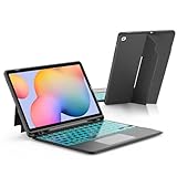 JUQITECH Trackpad Keyboard Case for Samsung Galaxy Tab S6 Lite 10.4' 2024/2022/2020, SM-P620/P625/P610/P613/P615/P619 Tablet Protector Case...