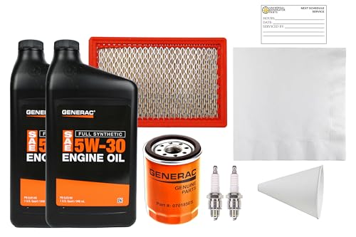 Generac Maintenance Kit for 11KW Evolution Standby Units (Includes 5w30 Synthetic Oil) 2013 0J93210SSM