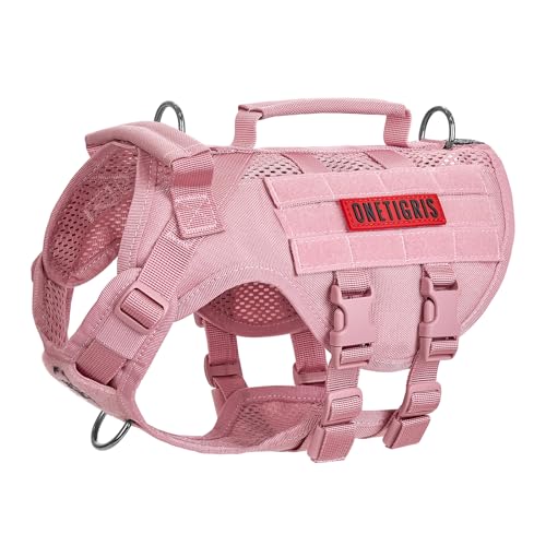 OneTigris Tactical Dog Harness for Small Dogs, No Pull Small Dog ...