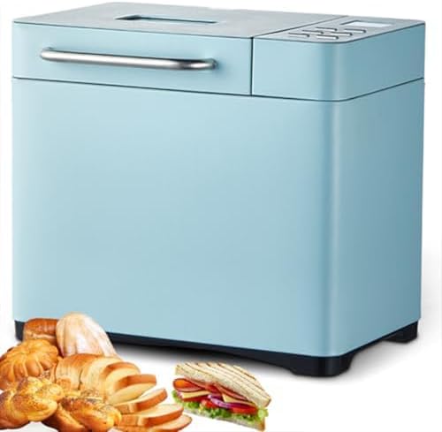 Automatic Bread Maker with Fruit & Nut Dispenser, 15-Hour Delay Timer, Non-Stick Dough Machine for Easy Kneading & Fermentation, Perfect for Fresh Homemade Bread