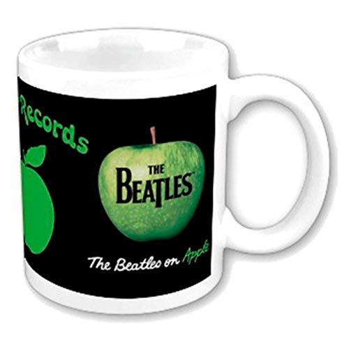 Tazza Beatles on Apple - Les Beatles, Paul McCartney, John Lennon, RIngo Starr, George Harrison Tazza Beatles on Apple