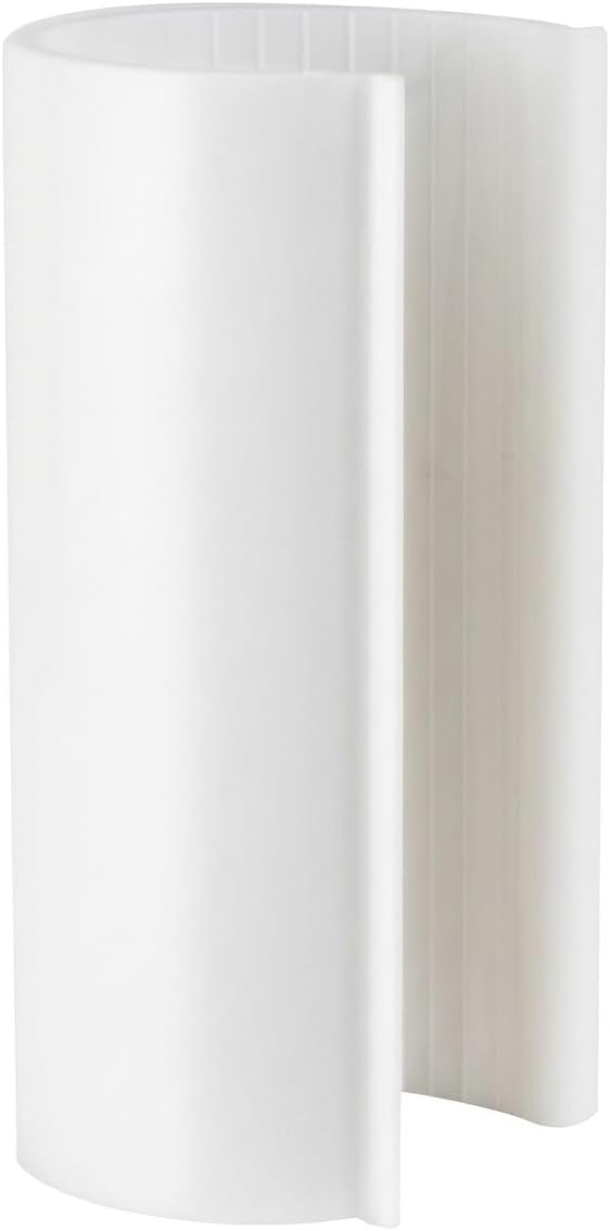 EZ White Snap Clamp 1-1/2 Inch X 4 Inches Wide for 1-1/2 Inch PVC Pipe 10 Per Bag