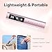 Makartt UV Nail Lamp, Handheld Flash Cure Lamp with Painless Mode Rechargeable Portable Nail Light 800mAh with LCD Display & 3 Timers for Home & Salon(Rose Gold)