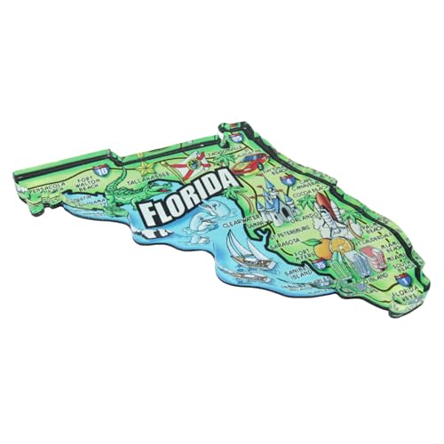 Imán Decorativo Acrílico Florida State 3x3 Pulgadas miniatura 3