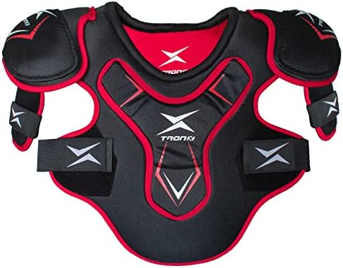 TronX Force Adult Senior Junior Teen Ice Hockey Shoulder Pads (Senior Medium)