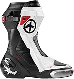 XPD XP9-R Air perforierte Motorrad Stiefel, schwarz/weiß, 46