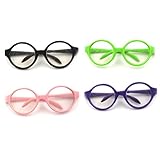 Material: Kunststoff FADACAI 4 stück Puppen stilvolle Kunststoff Brille 18 Zoll Puppe zubehör Baby Spielzeug