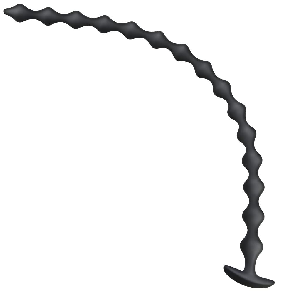 22 8 inch Anal Beads Butt Plug with 15 Anal Balls Silicone Anal Chain Sex Toys Super Long