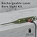 OWLSHOOT Rechargeable Bore Sight Laser Kit: Green Laser Boresighter with 50 Adapters Fit for .17 to 12GA - Multiple Caliber Bore Sighting for All Gun Pistol Rifle - Shooter Essential