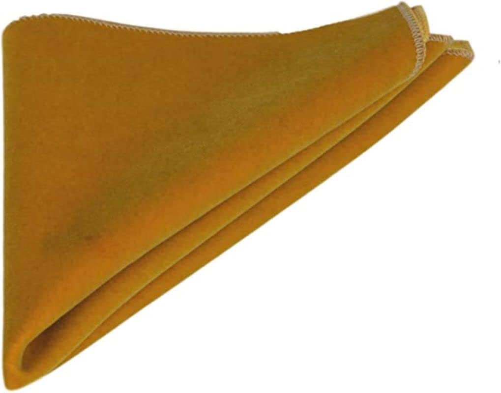 Mens Velvet Golden color Pocket Square Free Size-image-19