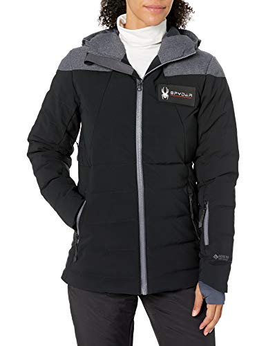 Spyder Active Sports Women's U.S. Ski Team Breakout GORE-TEX Infinium Down Jacket, Black, X-Small