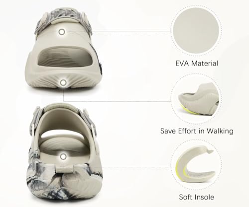 Image of COFACE Mens Orthotic Clogs Orthopedic Mules for Men Recovery Sandals Man Plantar Fasciitis Summer Casual Size 7-15