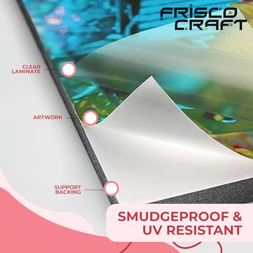 Frisco Craft CLEAR 12 X 30 Transparent Self Adhesive Laminating Roll - Self Laminating Sheets For Decals, Sticker, Photos & More thumb #4