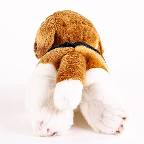 Teddys Rothenburg Kuscheltier Hund Beagle liegend 30 cm Plüschhund Plüschtier Stoffhund