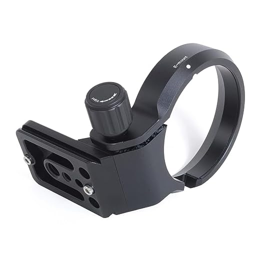 iShoot Stativ-Halterungsring mit Arca-swiss Fit Schnellwechselplatte, kompatibel mit Sony SEL35F14Z FE 35 mm f/1.4 ZA, SEL90M28G FE 90 mm f/2.8 Macro G OSS, SEL100F28GM FE 100 mm f/2.8 STF GM OSS