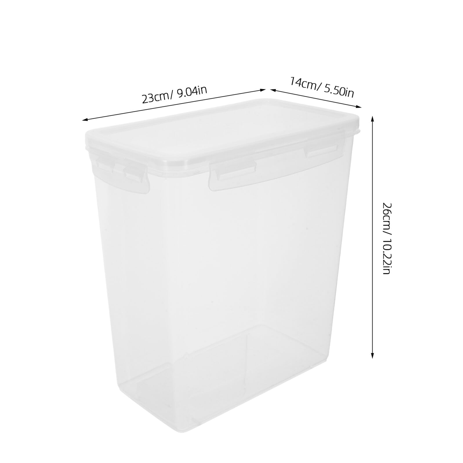 SOIMISS Caja Seca para Filamento de Impresora 3d 5.8l Tapa Hermética Transparente, Almacenamiento Resistente Humedad y Control de Humedad para Uso en Impresión 3d Industrial y Doméstico