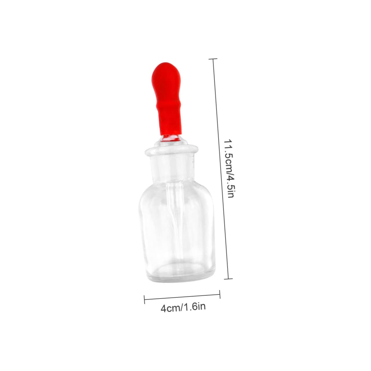 COSMEVIVI 2 Pack Condiment Bottles Bottles for Laboratory Dropper Reagent Bottle Set Pipette for Essential Oil Storage